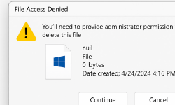 Featured image of post Delete Stubborn nul File on Windows