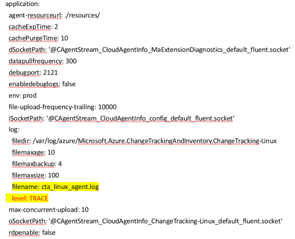 Trace Logging for Application