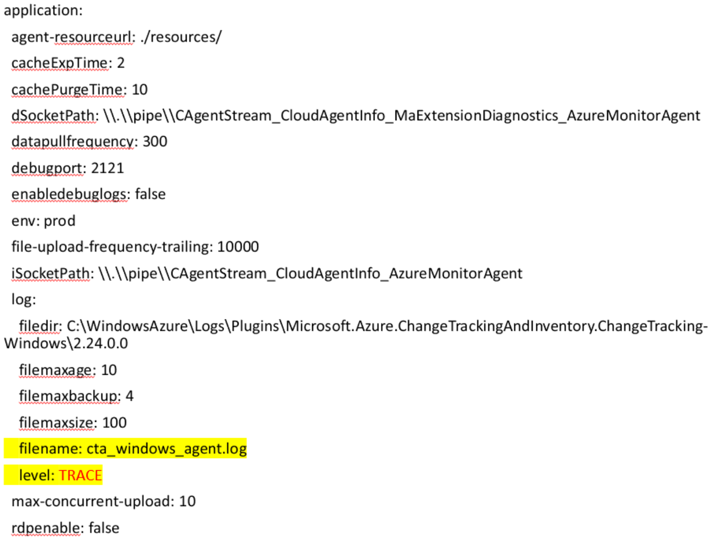 Trace Logging for Application