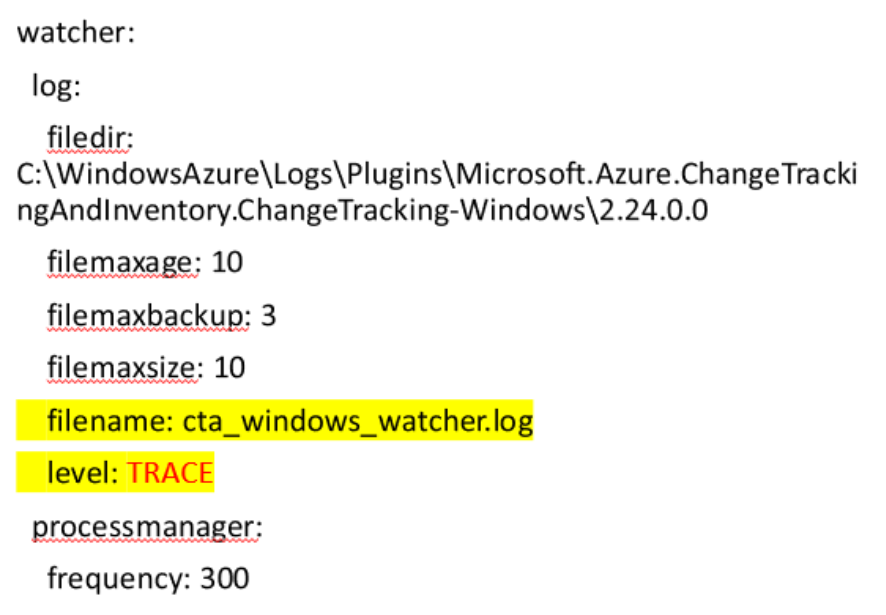 Trace Logging for Watcher