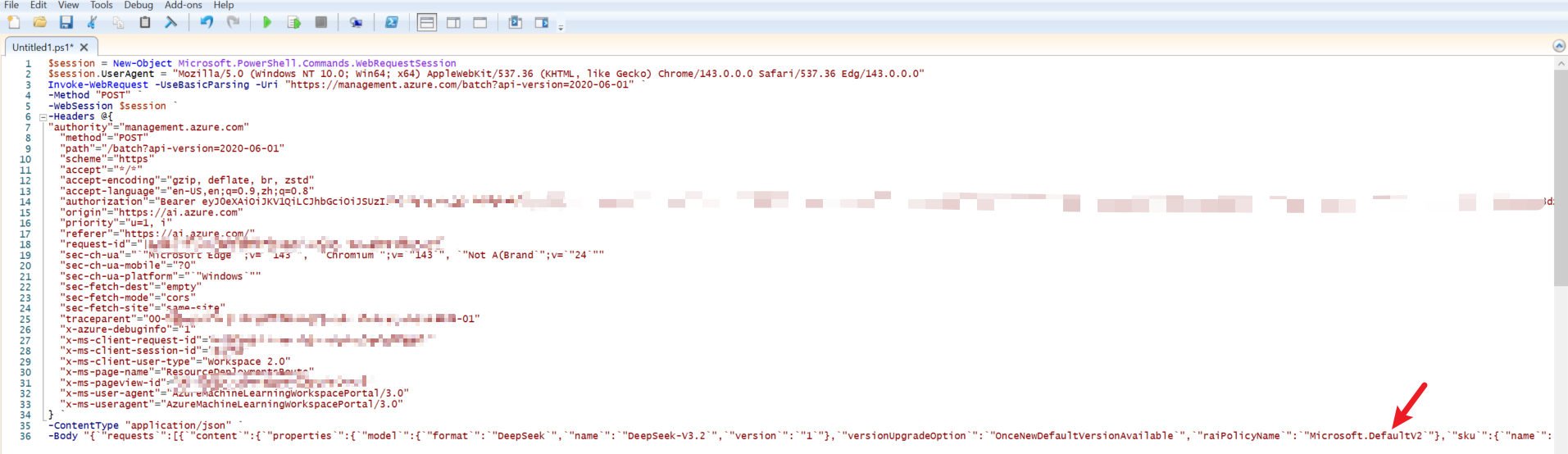 Remove content filter