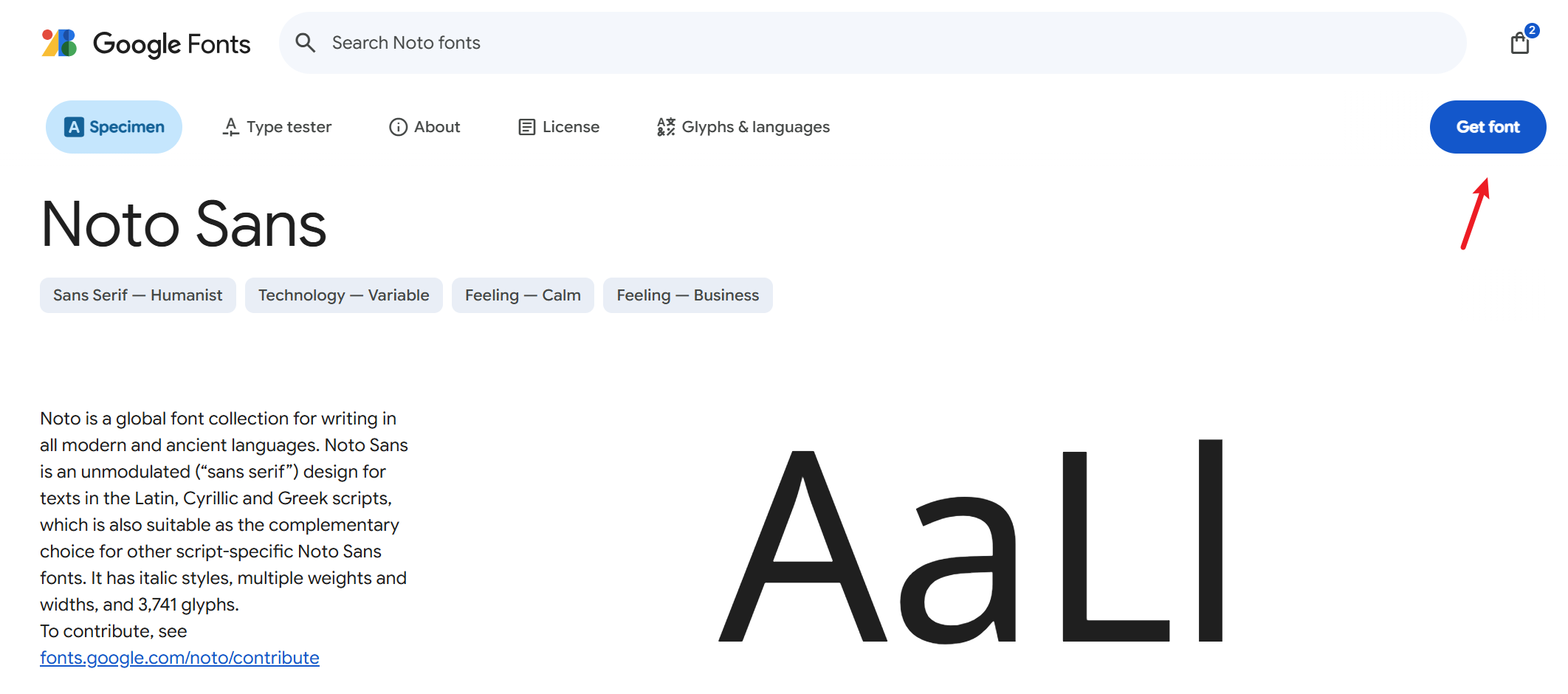 Get Font