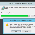 Troubleshooting Installation fails with Cannot start service ExtensionService/Guest Configuration Service