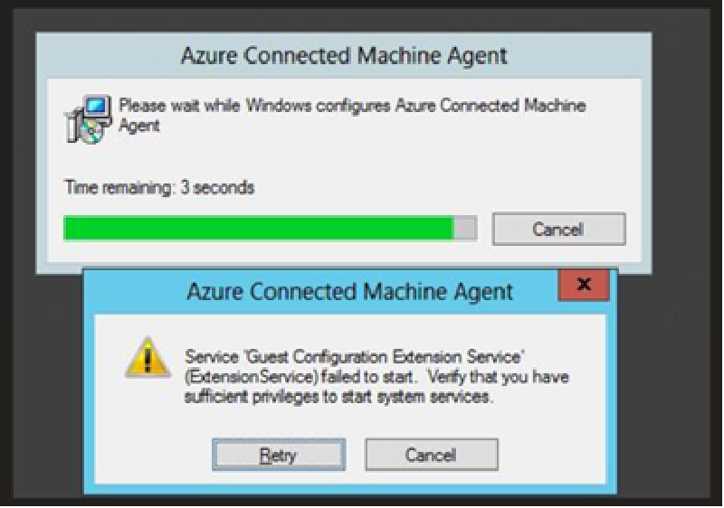 Featured image of post Troubleshooting Installation fails with Cannot start service ExtensionService/Guest Configuration Service